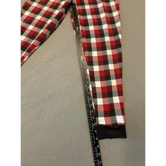 CUDDL DUDS Women's Size M Pajama 2-pc Buffalo Check Henley Long Sleeve Soft Warm - Picture 4 of 10